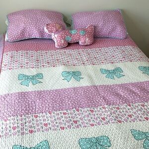 Maggie Miller 4 Pc. Cotton Double/Queen Quilt Comforter Set w/Pillowcases